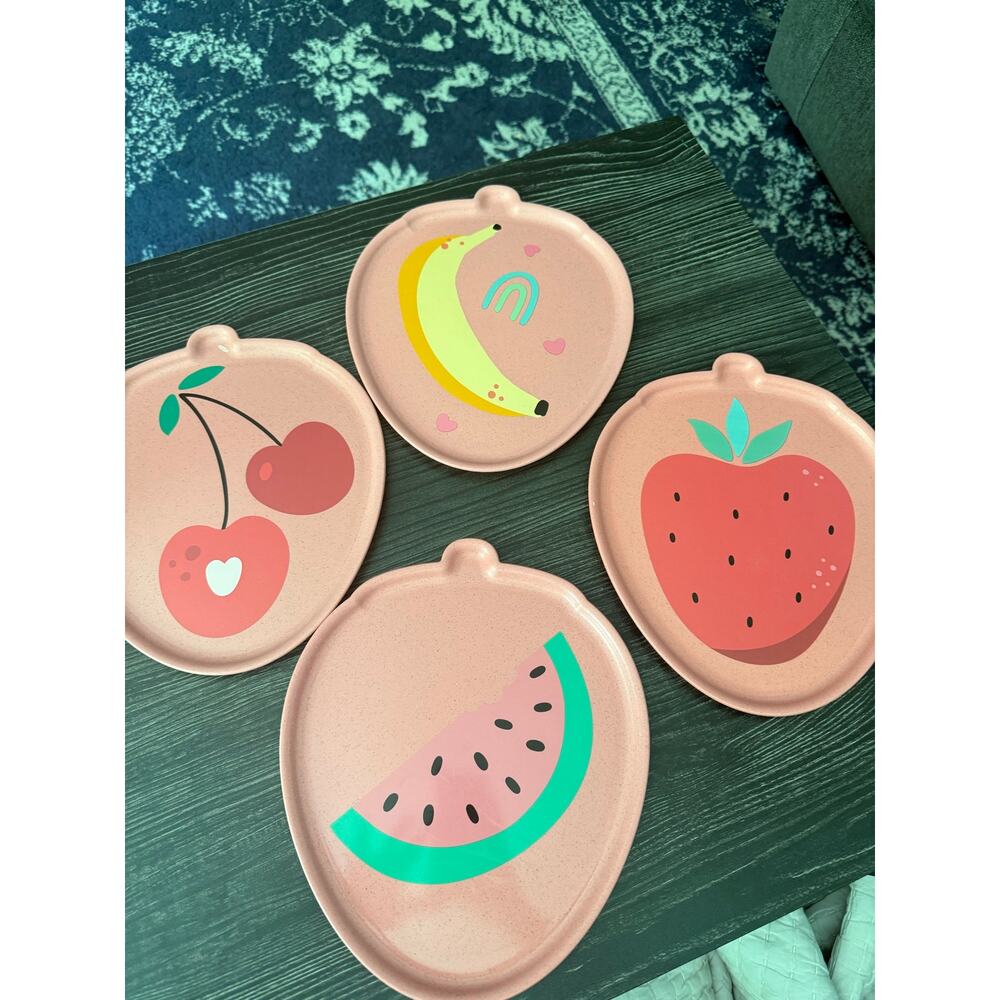 TarHong Shaped Plate Pack - Coral Fruit